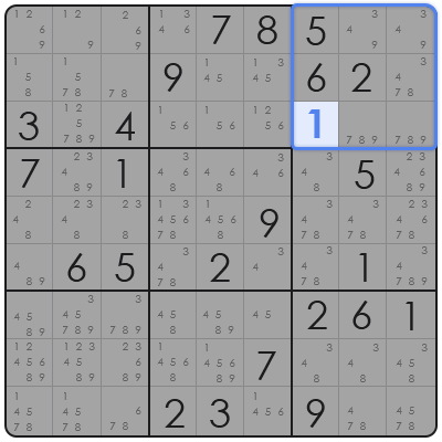 candidate mode sudoku
